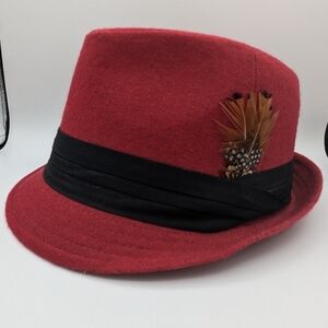 Burgundy fedora BDG Urban Outfitters